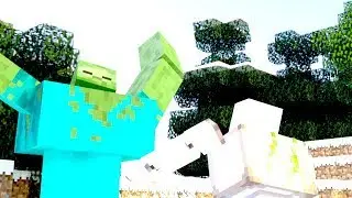 The Iron Golem VS The Mutant Zombie! MOB VS MOB! PART II [ Minecraft Animation ]