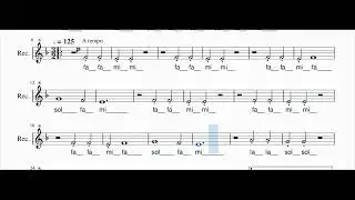 "O Fortuna" ("Carmina Burana") - Per flauto dolce