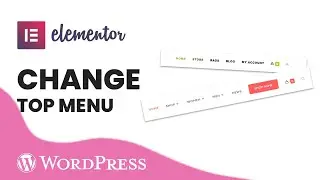 How to CHANGE a TOP MENU CONTENT using WORDPRESS | #2022 #wordpress #website #development #tutorial