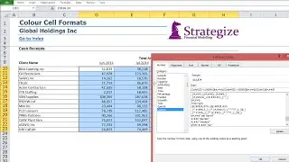 Financial Model Benefits of Excel Custom Format Cells