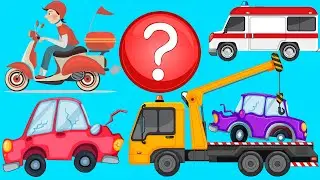 Изучаем цвета и машинки - ТроЛЛикс Учимся и Играем - Логика для самых маленьких