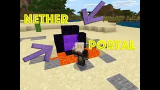 How to build a Nether Portal!!