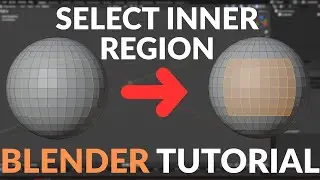 How to Select Loop Inner Region in Blender 5.0.0
