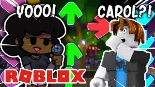 Pretending To Be Carol in ROBLOX Friday Night Funkin (OMG!!)