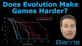 Does evolution make a game harder?