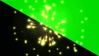 FREE GREEN SCREEN | Yellow Firework