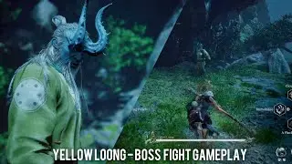 Black Myth: Wukong Yellow Loong Boss Fight Gameplay - PS5 No Commentary [4K HDR 60]