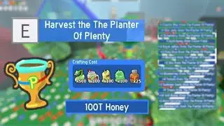 Unlocking the PLANTER O' PLENTY in Beeswarm Simulator!