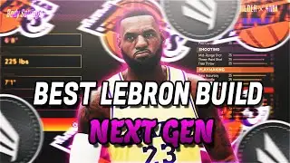 NBA 2K21 NEXT GEN BEST BUILD / LEBRON JAMES BUILD - DEMIGOD 2K21 NEXT GEN BUILD SUPER OVERPOWERED