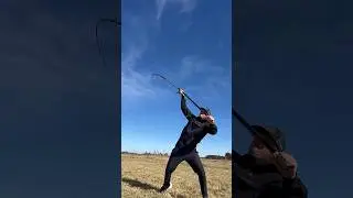 Slow Motion pendulum cast. Tiro péndulo en cámara lenta #longcasting #fishing #abugarcia
