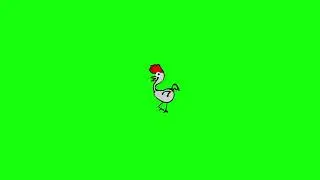 Chicken Running Green Screen By Zaggazag