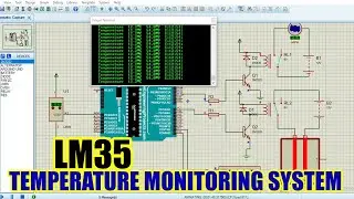 how to make temperature monitoring system using arduino and lm35