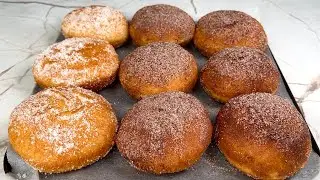 The secret to making fluffy custard cream donuts at home with simple tools