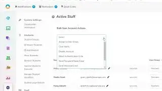 Handling Staff Accounts