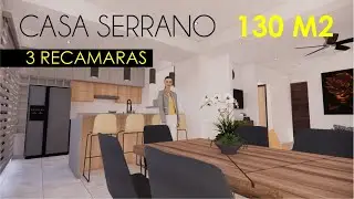 PROYECTO CASA SERRANO 130 M2 / 3 RECAMARAS