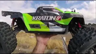 "Still KING" ARRMA Kraton 8s EXB Tire Test Backflips BB vs MX57's