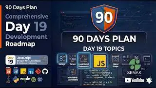🔥 Day 19 - 90 Days Full Stack Challenge | JS Strings, Arrays, Conditional & Iteration Statements 🚀