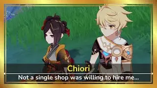 Chiori Shares Her Past With The Traveller | Chiori Story Quest | Genshin Impact