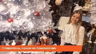 Новогоднее поздравление, салон на Ломоносова, Ставрополь