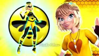 【Commission】 Miraculous OC ☆ Ellen Rad / HoneyBee Transformation 「FANMADE」