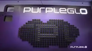 PurpleGlo - Kinetic Wall and Ceiling