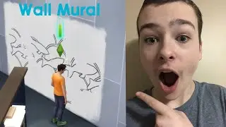 #73 - Arts Centre Wall Mural!! The Sims 4!!
