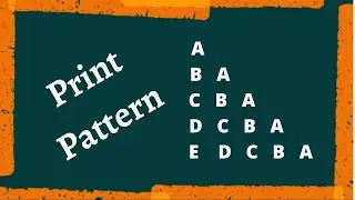 Program to Print Half Pyramid Pattern of Alphabet || TechDotTeach || C Basic