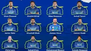 Multan Sultan Squad 2021