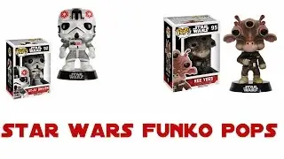 Funko pop ree yees and at-at driver review Star Wars