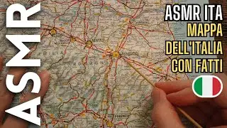 Mappa dell'Italia super rilassante con curiosità 🇮🇹 [ASMR ITA]
