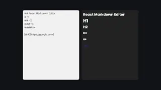Build A Markdown Editor Using React JS