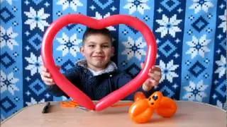 Как сделать собачку и сердце из шдм How to do a doggy and a heart