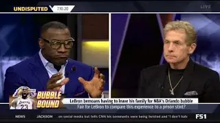 Skip and Shannon DEBATE Fair for LeBron to compare this experience to a prison stint?
