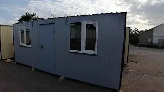 Серая бытовка 6*2,4м