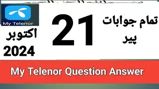 My telenor today questions / Telenor questions today / Today telenor answer / Telenor today quiz