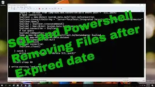 Remove a file based on SQL Database with Powershell