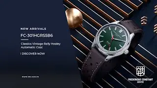 Experience the vintage elegance of the Frederique Constant Vintage Rally Healey Automatic COSC
