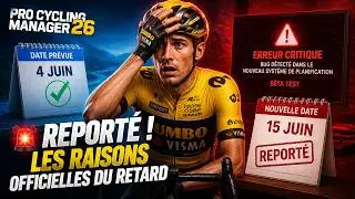 🚨 PRO CYCLING MANAGER 26 POSTPONED! The official reasons for the delay