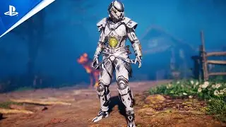 Assassin's Creed Valhalla New White Iron Man Suite Showcase