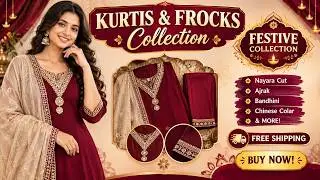 💖Beautiful New Kurti Collection | 3 Piece, Co-ord & Frock Sets | Latest Designs 