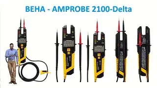 How to use the new Beha Amprobe 2100 Delta voltage and current tester. Functions and characteristics