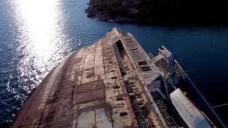 Mediterranean Sky ⚓️ Ναυάγιο στην Ελευσίνα 🚁