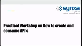 Practical Workshop on How to create and consume API's  in React Native-5xtra