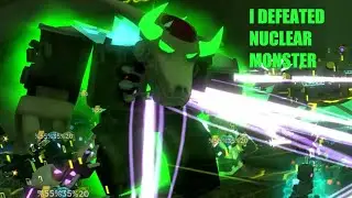 I Defeated Nuclear Monster In Roblox Tower Defense Simulator