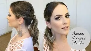 Penteado Jennifer Aniston - Rabo de Cavalo baixo e moderno