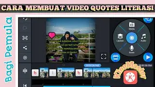Cara  Membuat Video Quotes Literasi Lagu Masha and The Bear bagi pemula || Apk KineMaster