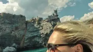 Ялта 19.07.2013г. 100км/ч  скоростной катер 
