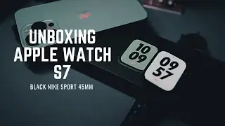 UNBOXING APPLE WATCH SERIES 7 & MY HONEST REVIEW AFTER 3 MONTH | 45MM MIDNIGHT BLACK NIKE SPORT