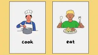 Learning Action Words - Action Verbs - English Vocabulary