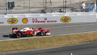 Sebastian Vettel and Kimi Raikkonen Race at Daytona 2016 Ferrari Finali Mondiali